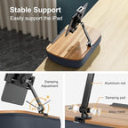ERGONOV Lap Cozy Kindle Pillow Stand for Bed with Adjustable Arm, 360° Tablet Holder, Fits 4.7"-13" Kindle, iPad, Phone, Lap Desk for Hands Free Reading in Bed, Couch, Sofa,Gray - Image 5