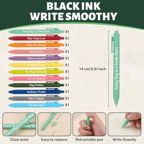 Sprial Notebooks with Pens Bulk, 24 Pack, 5.5 x 4.7 Inch, Colorful - Image 3