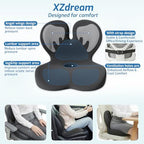 Seat Cushion with Lumbar Support Pillow,Ergonomic Chiar Cushion - Image 4