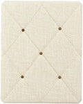 White Burlap Bulletin Picture & Memo Board, 19.75 x 15.75 in by ReLIVE