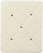 White Burlap Bulletin Picture & Memo Board, 19.75 x 15.75 in by ReLIVE