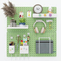 Metal Pegboard Combination Kit 4 Pack Peg Board and 26 Accessories by Soubeoii