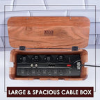 Cable Management Box, Power Strip & Extension Cord Hider, Desk Organizer - Image 6