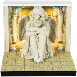 2027 Time Piece Calendar, 3D Sticky Notes 2027, Desk Calendar With LED Light, Tree Memo Pad Creative Artsy Pads 3D Art Calendar, Paper Carving Gift, Desktop Decoration(Angel) by Unknown