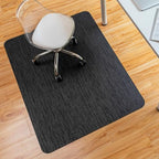 BARoyal Office Chair Mat for Hardwood Floor Under Desk Computer Rolling Chair Mat for Wood/Tile Floor Heavy Duty PVC Plastic Hard Floor Protector 36" x 48"(Space Black) by BAROYAL