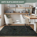 36"x48" Office Chair Mat for Hardwood Floor, Non-Slip Washable Dark Green - Image 4