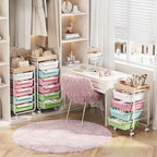 SYKIARIOL Rolling Storage Utility Cart with 5 Drawers,Colorful - Image 6