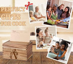 InnoBeta Personalized Gifts Recipe Box, Personalized Initial Recipe Card Holder Box with 50 4 x 6 inch Recipe Cards, 10 Dividers, Initial Recipe Organize - T - Image 7