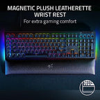 Razer BlackWidow V4 Mechanical Gaming Keyboard: Yellow Switches Linear & Silent-Chroma RGB - 6 Macro Keys - Magnetic Wrist Rest - Doubleshot ABS Keycaps - Multi-Function Roller &Media Keys (Renewed) - Image 5