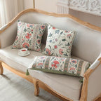 ISAENNE Designer Linen Throw Pillow Cover,Set of 2,18"x18"-Daffy B - Image 3
