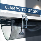 VIVO Black Clamp-on 44 in Mesh Net Cable Management Holder, DESK-AC44MH - Image 3