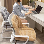 Non-Slip Rocking Chair Cushion Semi-Enclosed Desk Chair Cushion with High Back Support Soft Office Chair Cushion with Ties Removable Cover Dorm Seat Cushion,35.4 * 19.15in - Image 7