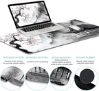 LIMKRIAN Japanese Ergonomic Mouse Pad Set, Large Desk Matt for Desktop - Image 4
