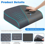 Seat Cushion, Office Chair Cushion, Chair Pad, Large, Gray, Large - Image 3