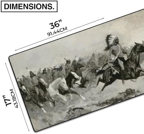 MPCO. Charge Gaming Desk Pad, 36" x 17" Duraglyde Non-Slip Fabric Desk Mat - Image 2