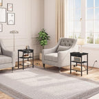 HOOBRO Side Tables with Charging Station, Small End Tables for Small Space - Image 2