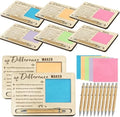 10 Sets Difference Maker Gift Appreciation Gifts Bulk Includes Wooden Sticky Note Holder Sticky Notes Ballpoint Pens Thank You Gifts for Employee Coworkers Teacher (Difference Maker) by woodounai
