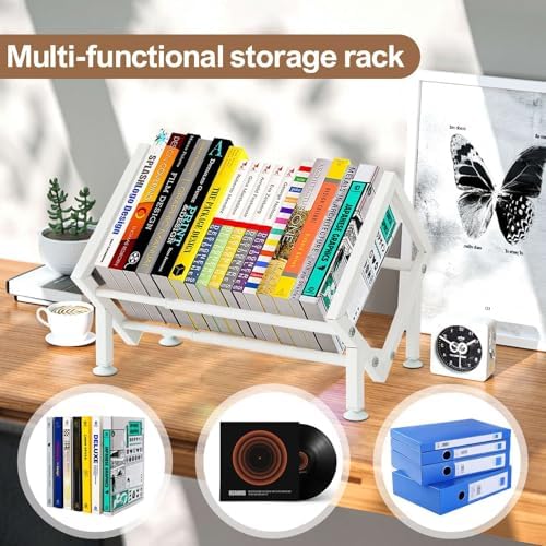 Adjustable Desk Shelf for Top of Desk Tabletop Bookshelf for Home Office - Image 6
