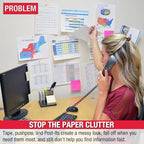 Ultimate Office SWITCHFILE 10-Pocket Reference Display Organizer Black Pkts - Image 2