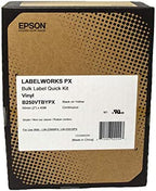 Epson LABELWORKS B250VTBYPX Bulk Vinyl Tape - Black on Yellow - 2" (50mm) - Image 3