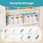 Vtopmart 24 QT Clear Plastic Craft Organizer with Detachable Inserts,1 Pack - Image 5