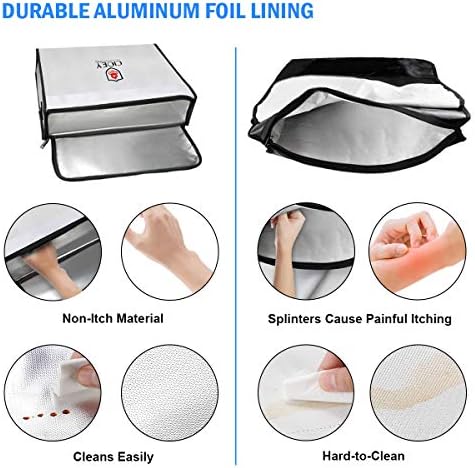 Fireproof Document Bag - Fireproof Box [Thermal Insulated] Fireproof Safety Boxes for Home Large Fireproof Bag Lockable Zipper Fireproof Safe Box Home Safes Fireproof Waterproof Fireproof Money Bag - Image 5