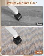 Blvornl Office Chair Mat for Hardwood Floor, Rolling Chair Chair Mat for Hard Wood, Large Anti-Slip Hard Floor Protector, Heavy Duty Computer Desk Rug for Office and Home 35.4"*47.2" - Image 4