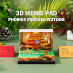 3D Time Piece Calendar, 2027 Desk Calendar With LED Light, 3d Tree Memo Pad Creative Desk Calendar, Christmas Gift for Colleague Friend, Desktop Decoration - Image 2