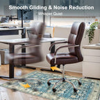 Anidaroel Home Office Chair Rug for Hardwood Floor, 36"x48" Rolling Chair Protector, Computer Gaming Rug, Low Pile Carpet Floor Mat - Image 4