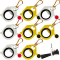 Zip Tie Holder Cable Tie Holder Heavy-Duty Colored for Tool Belt Electrician Tool Tradie Bits Organized Strong Efficient Storage Reusable Portable (Yellow White, 8 Pcs) by CanaaninOrganizeItAll