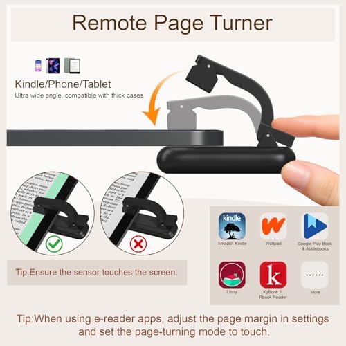 Houele Tablet Floor Stand with Page Turner, iPad Floor Stand with Tray - Image 3