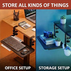 Clamp-On Desk Extender, 15 x 9.5 Inch Monitor Riser - Image 6