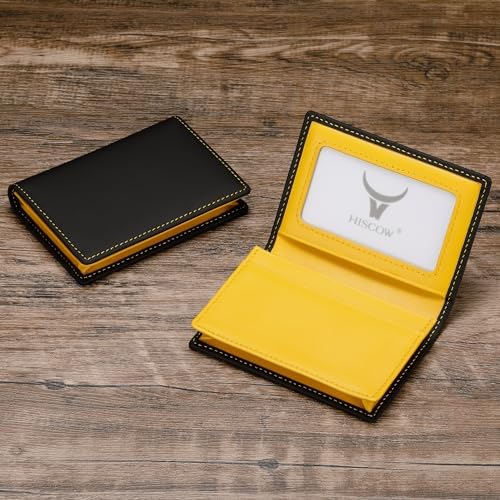 HISCOW Full Grain Leather Business Card Holder Case - Image 2