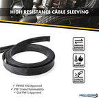 Kable Kontrol PET Expandable Braided Sleeving 1/4” Inch 100’ Ft - Black - Image 4