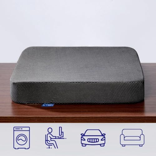 Ifoam Memory Foam Layer Wheelchair Cushion+Extra Waterproof Cover 22×22×4 - Image 4
