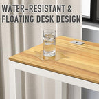 SHW 55 x 60 Commercial-Grade L-Shape Corner Office Computer Desk, Oak - Image 5