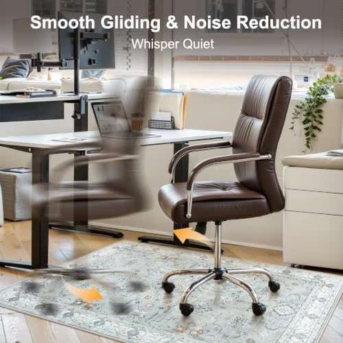 36"x48" Office Chair Mat for Hardwood Floor, Washable Non-Slip Protector - Image 4