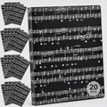 Music Folder,40‑Pocket PP Sheet Music Holder for A4 Documents Black 20Pack by LALAOKS