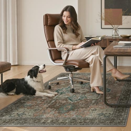 36"x48" Office Chair Mat for Hardwood Floor, Non-Slip Washable Rosewood - Image 7