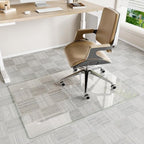 Koonmi Glass Chair Mat for Carpet, 32"x48" Thick Office Chair Mat by KOONMI