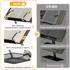 Adjustable Book Stand for Reading with Storage - 2-13" Height Hands-Free - Image 5