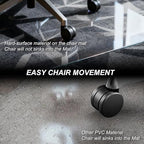 Kuyal Chair Mat for Carpet, Heavy Duty Tempered Glass Office Chair Mat - Image 5