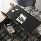 Cacoy 63" x 31.5" Extra Large Leather Desk Mat, Office Desk Pad Blotter, Oversized Mouse Pad for Home & Work, Waterproof Computer Desk Protector, Huge Gaming Desktop Mat for Keyboard & Mouse (Black) - Image 3