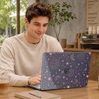 May Chen Compatible with MacBook Neo 13 inch Case 2026 Model A3404, Plastic Hard Shell,Keyboard Cover,Screen Protector,Dust Plug, for MacBook Neo 13" with A18 Pro Chip,Cosmic Galaxy - Image 5