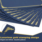 Fainne 120 Pack Certificate Holders Bulk, Diploma Covers, Navy Blue - Image 4