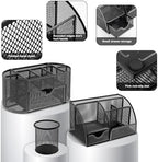 17 IN 1 Office Desk Organizer Set for Back to School Supplies Accessories - Image 3