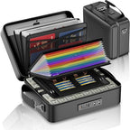 ENGPOW Fireproof Document Box with Lock & 13 Pockets Accordion File Folder by ENGPOW