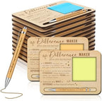 Kosiz 10 Set Wooden Sticky Note Holder Kit, Difference, Wood Color by Kosiz