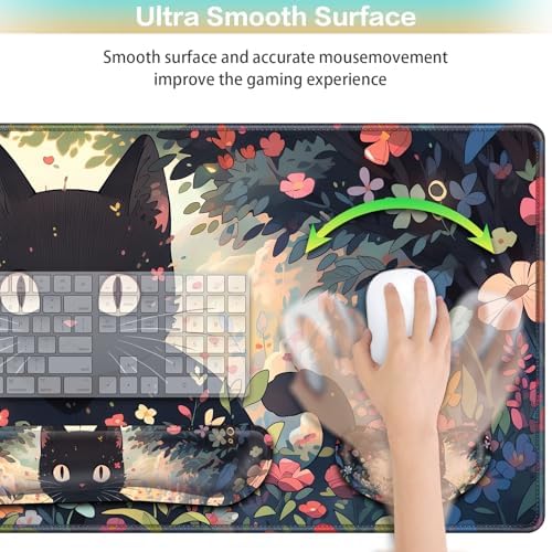 4-in-1 Mouse Pad Anime, Mouse Pad with Wrist Rest, - Image 4