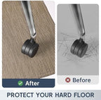 Office Chair Mat for Hardwood Floor, 60" x 46" Desk Computer Chair Mats for Hard Wood, Anti-Slip Easy Glide Rolling Floor Protector Mat, Dark Brown - Image 5